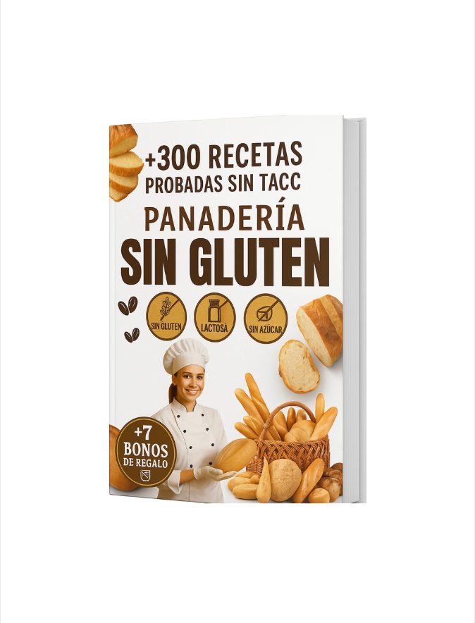 📦 +300 Recetas Panes Sin Gluten